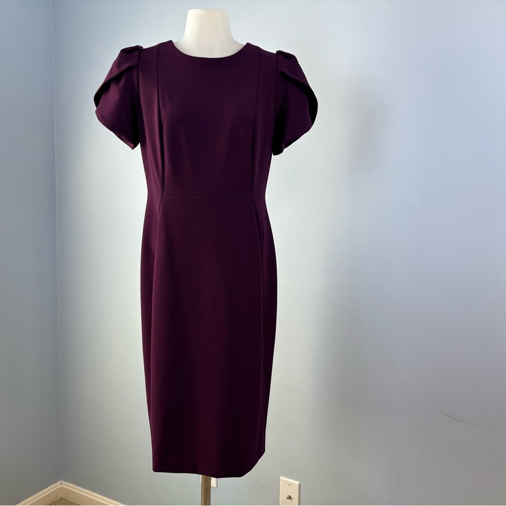 Calvin Klein Deep Purple Midi Dress